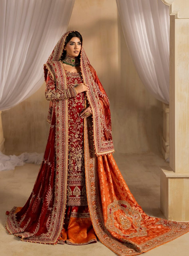 Tehwaar by Anayra Amal RTW Embroidered Net 4 Piece Suit Dilkash Wedding Collection