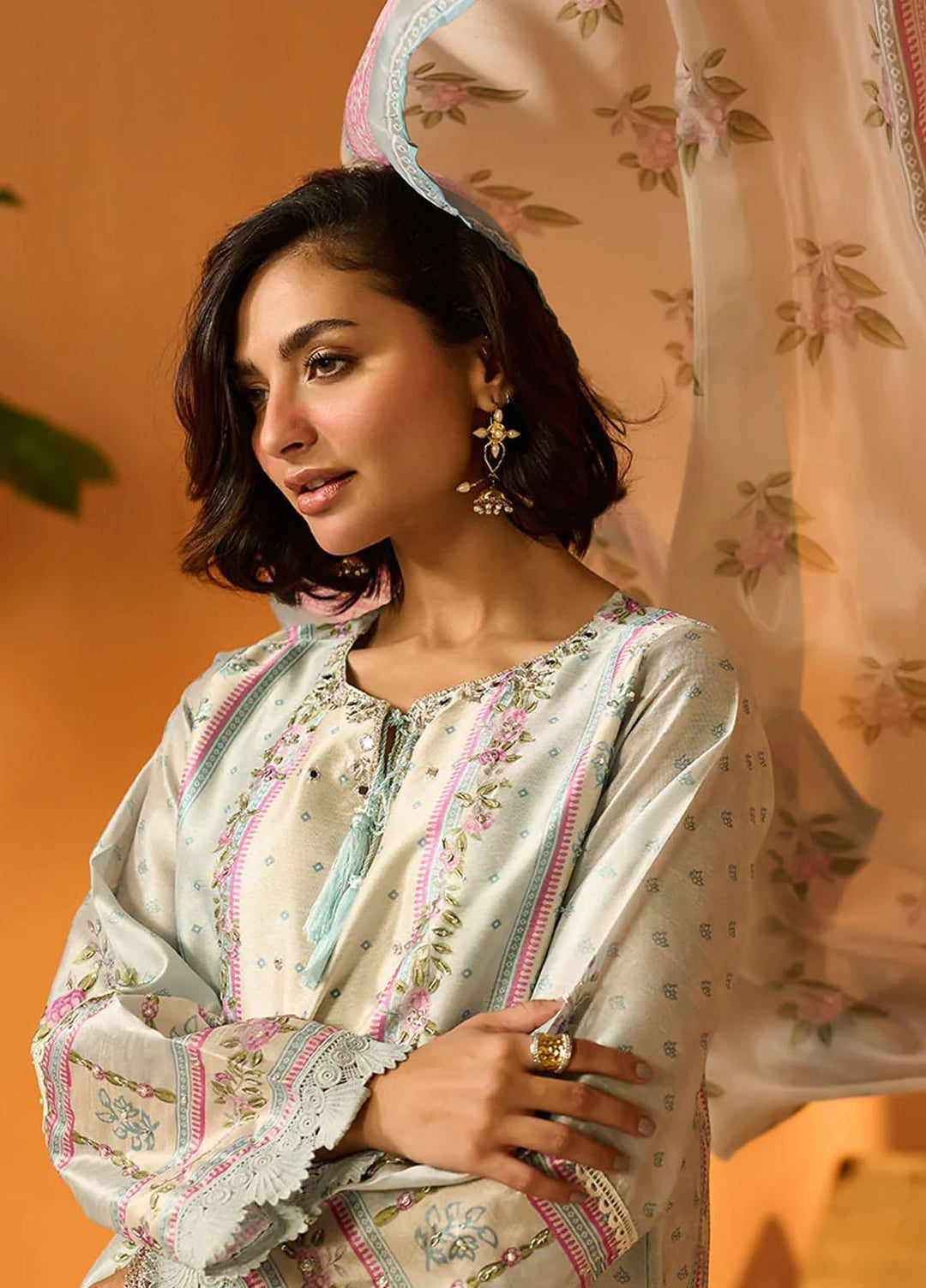 Dhanak Pret   3 Piece Suit DL-0222 SKY BLUE