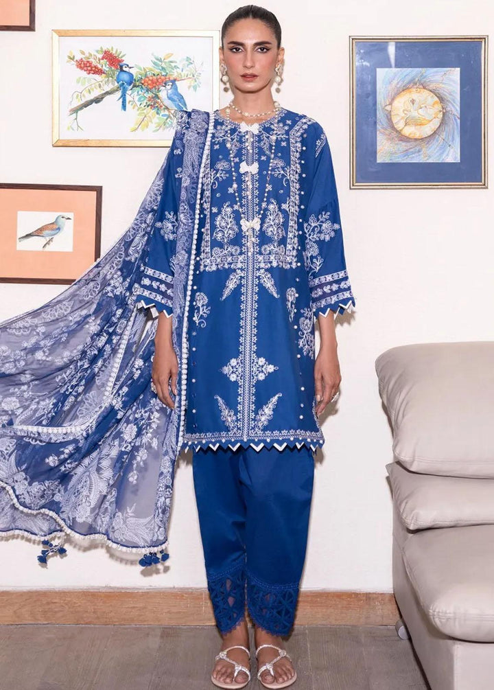 Muzlin By Sana Safinaz Embroidered Lawn Suits Unstitched 3 Piece SS23MZ 11B - Summer Collection