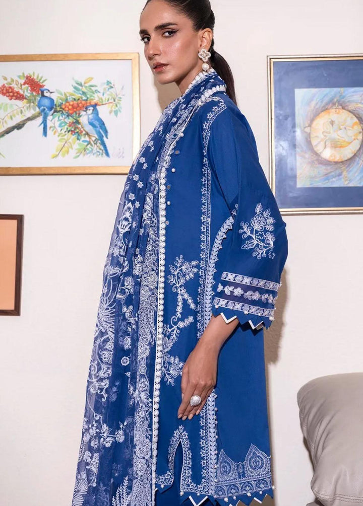 Muzlin By Sana Safinaz Embroidered Lawn Suits Unstitched 3 Piece SS23MZ 11B - Summer Collection