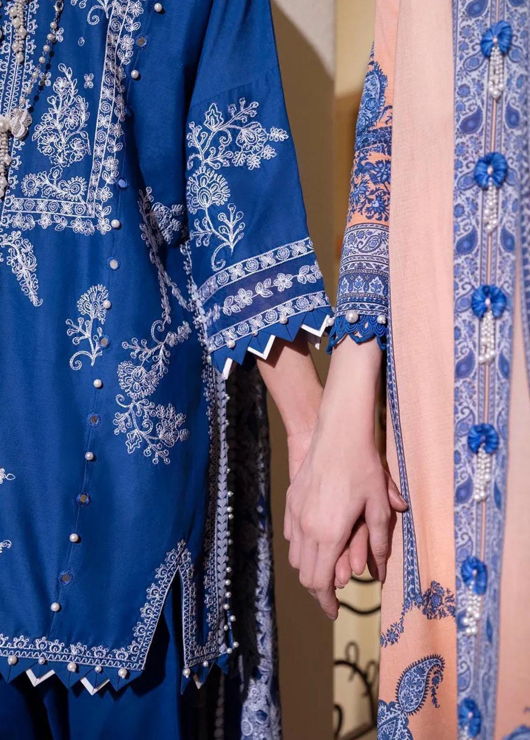 Muzlin By Sana Safinaz Embroidered Lawn Suits Unstitched 3 Piece SS23MZ 11B - Summer Collection