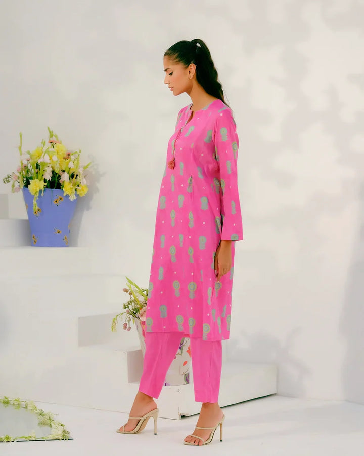 Dhaga Women Pret Printed 2 Piece Lawn Matching Separate FW24DSP0019 - Summer Collection