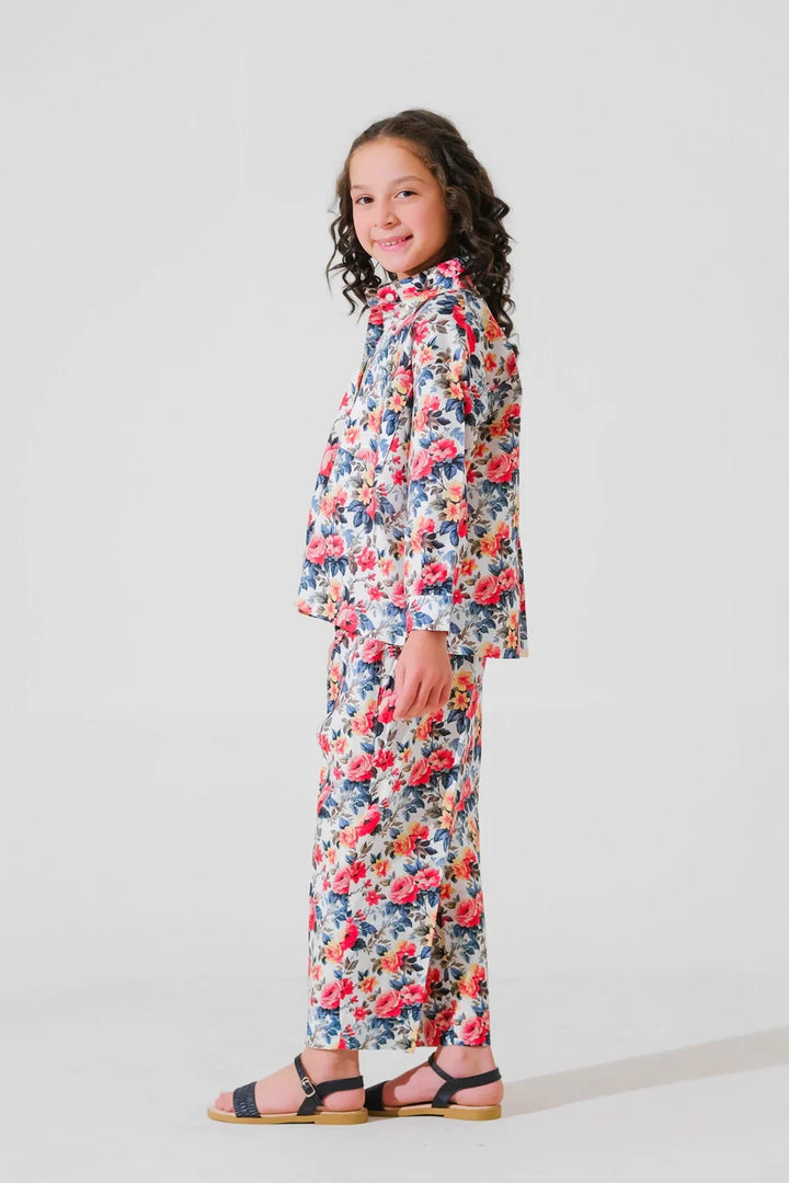 Dhaga Kids Pret Printed Poly lawn 2 Piece Parfait SPD25K02 - Summer Collection