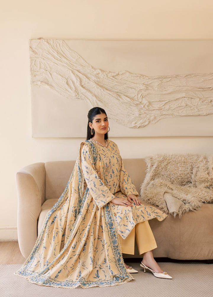Sufya by Rashid Textiles Unstitched Printed Lawn 3 Piece Suit RT26ULS 3712 - Casual Collection