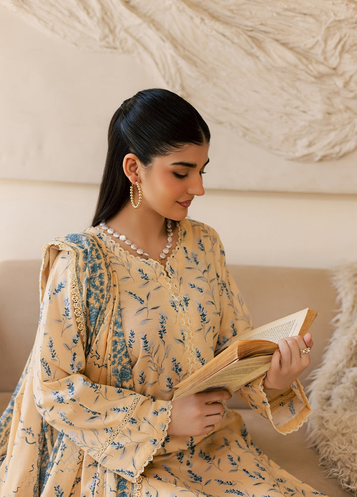 Sufya by Rashid Textiles Unstitched Printed Lawn 3 Piece Suit RT26ULS 3712 - Casual Collection