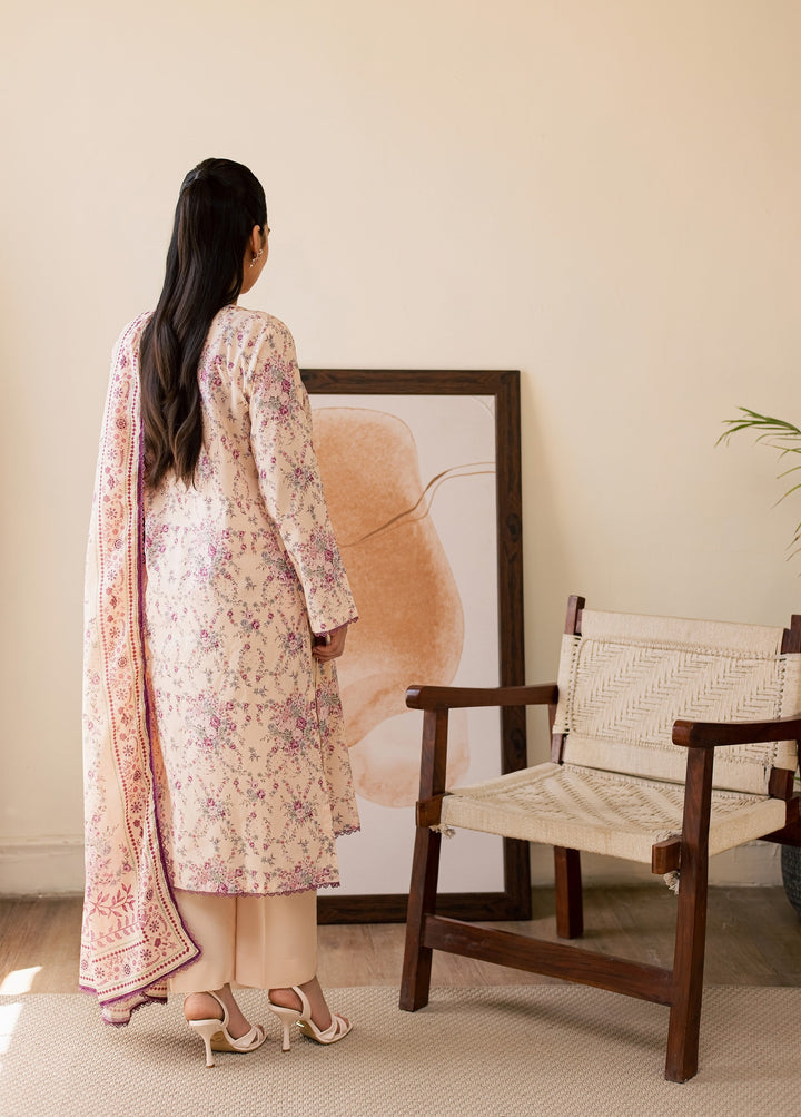 Sufya by Rashid Textiles Unstitched Printed Lawn 3 Piece Suit RT26ULS 3714 - Casual Collection