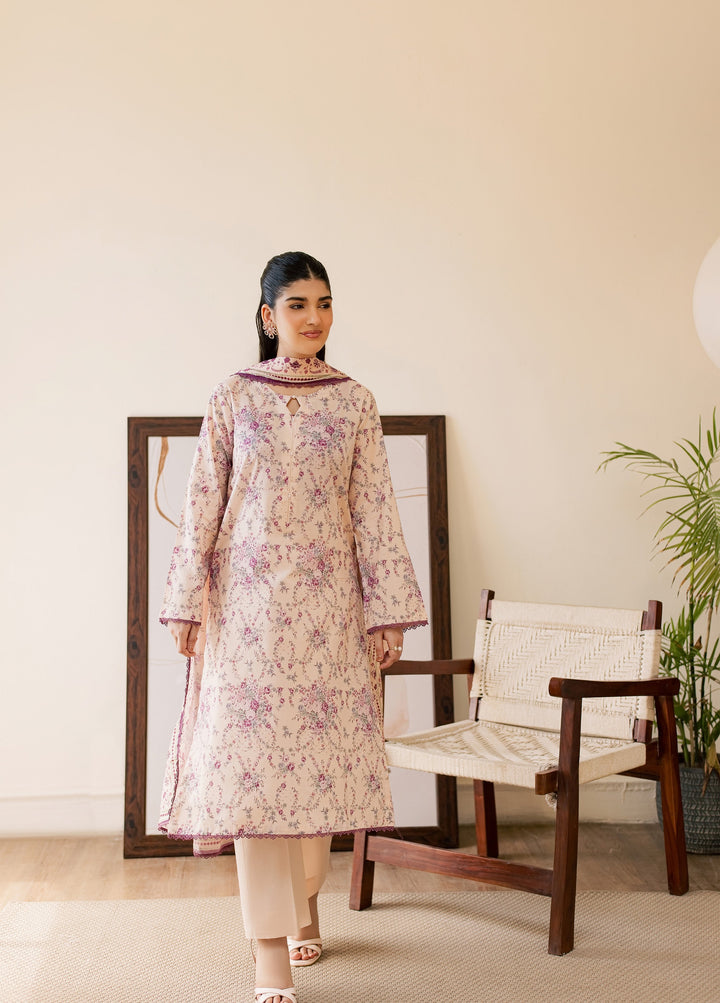 Sufya by Rashid Textiles Unstitched Printed Lawn 3 Piece Suit RT26ULS 3714 - Casual Collection