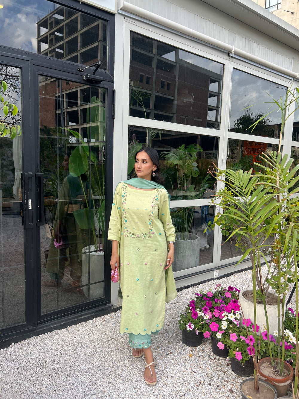 Syah Women RTW Embroidered Linen 3 Piece Suit Vanya - Eid Collection