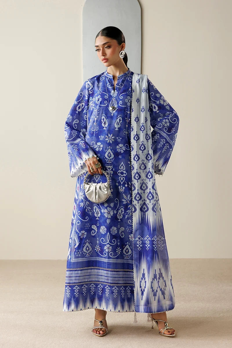 Orlina by Jazmin Unstitched Printed Rawsilk 2 Piece Suit JZ26UO OR26-D09 - Festive Collection