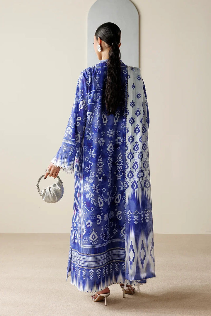 Orlina by Jazmin Unstitched Printed Rawsilk 2 Piece Suit JZ26UO OR26-D09 - Festive Collection