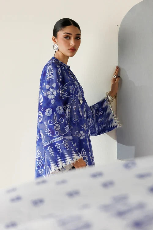 Orlina by Jazmin Unstitched Printed Rawsilk 2 Piece Suit JZ26UO OR26-D09 - Festive Collection