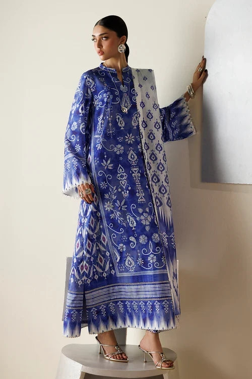Orlina by Jazmin Unstitched Printed Rawsilk 2 Piece Suit JZ26UO OR26-D09 - Festive Collection