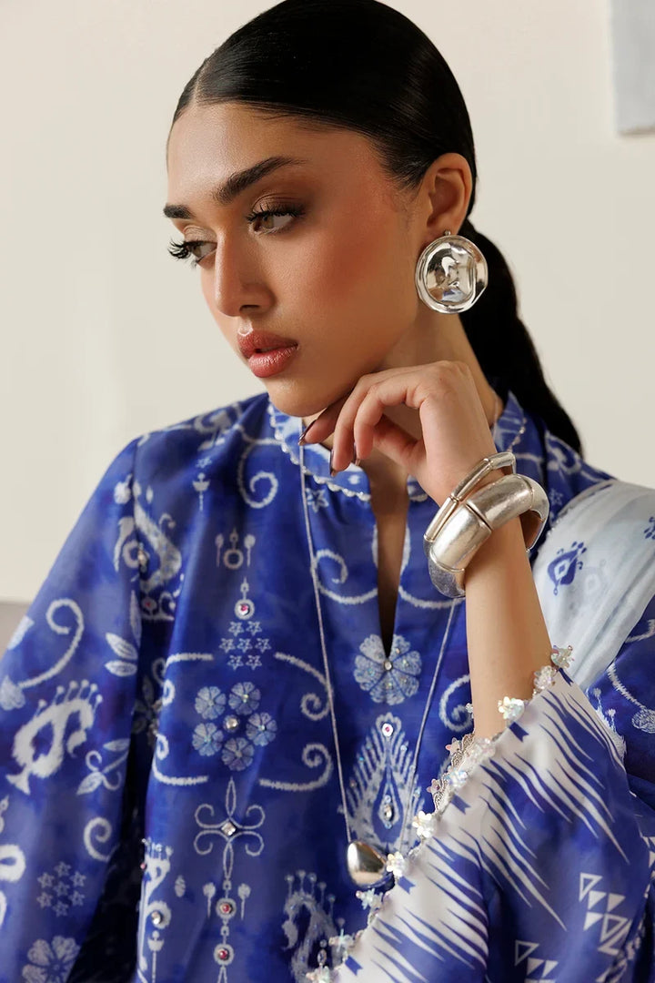 Orlina by Jazmin Unstitched Printed Rawsilk 2 Piece Suit JZ26UO OR26-D09 - Festive Collection