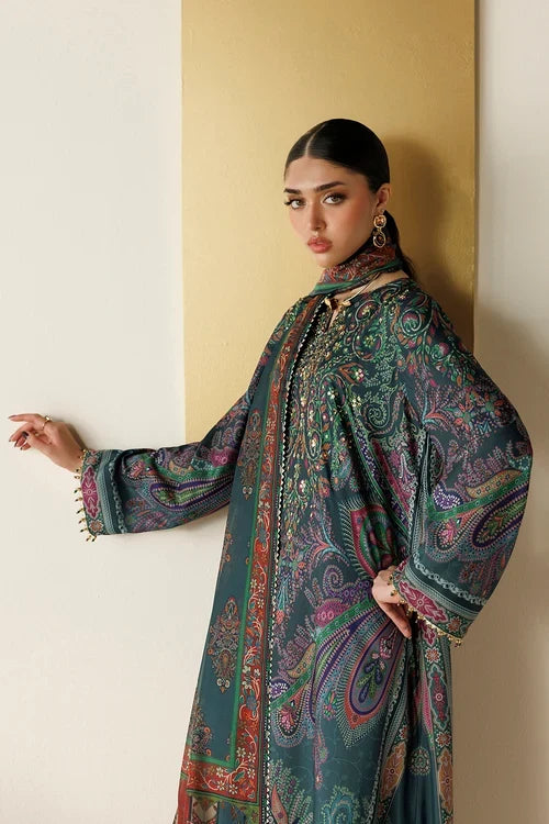 Orlina by Jazmin Unstitched Printed Silk 3 Piece Suit JZ26UO OR26-D07 - Festive Collection