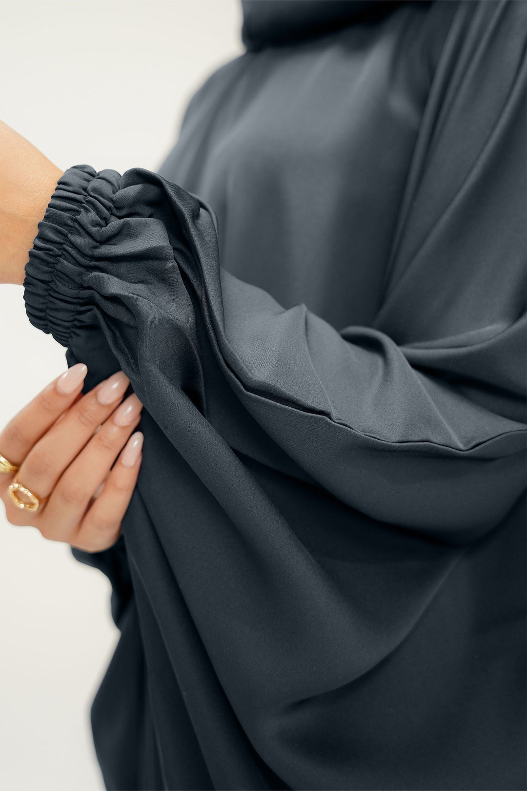 Divinely Crafted Abaya Casual Crepe 1 Piece Ehsas Abaya | Solid