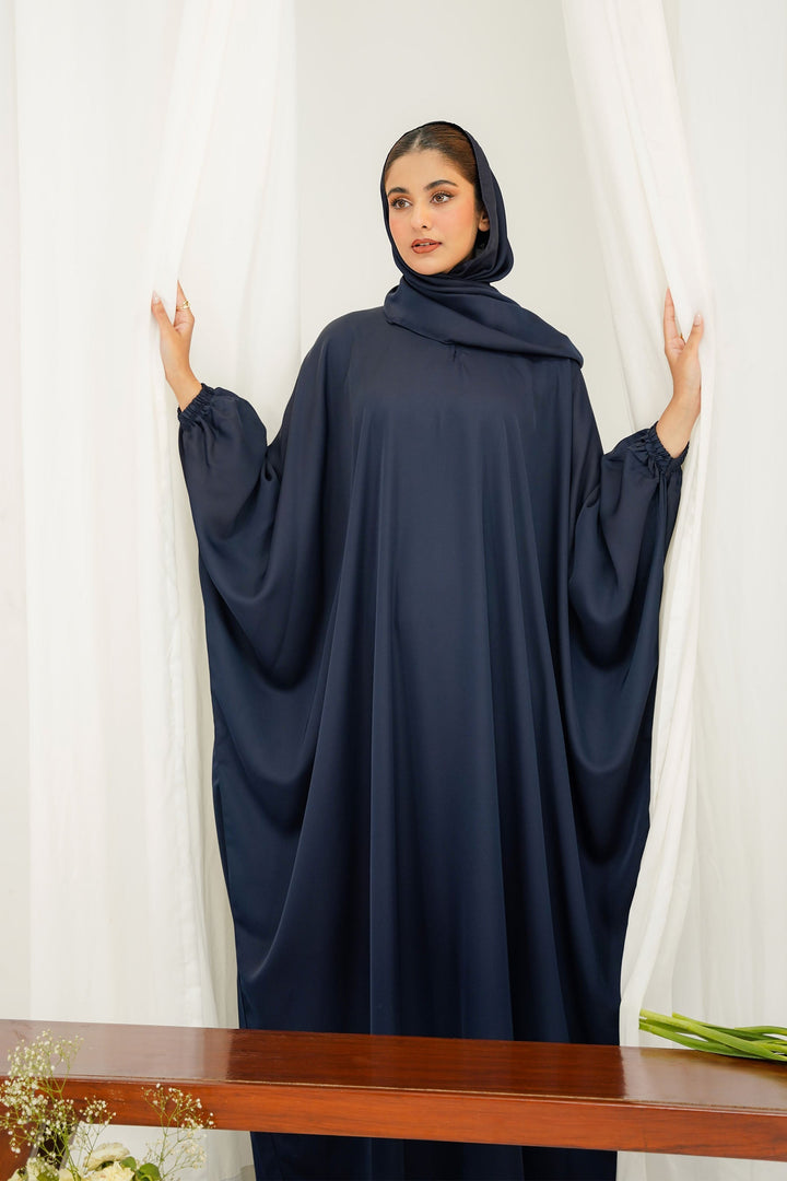 Divinely Crafted Abaya Casual Crepe 1 Piece Sahar Abaya | Solid