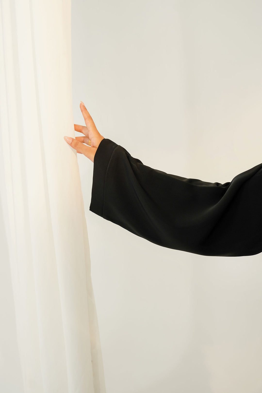 Divinely Crafted Abaya Casual Crepe 1 Piece Bella Abaya | Buttoned Up