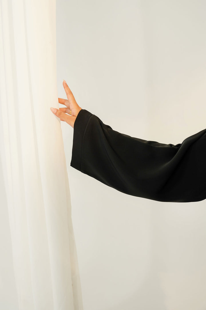 Divinely Crafted Abaya Casual Crepe 1 Piece Bella Abaya | Buttoned Up