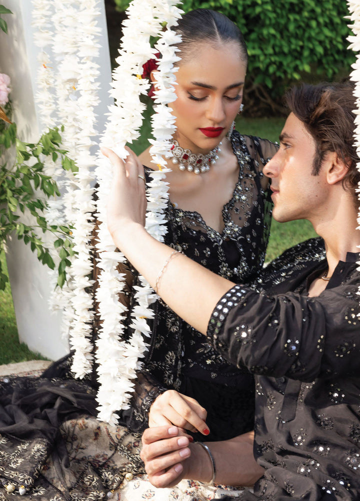 Rang Rasiya Embroidered Cotton Net Suits Unstitched 3 Piece RR25WF D-05 Natasha - Wedding Collections