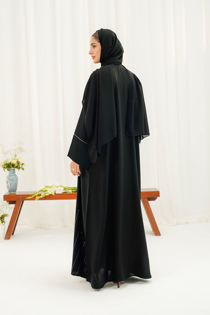Divinely Crafted Abaya Casual Crepe 1 Piece Livia Abaya | Buttoned Up