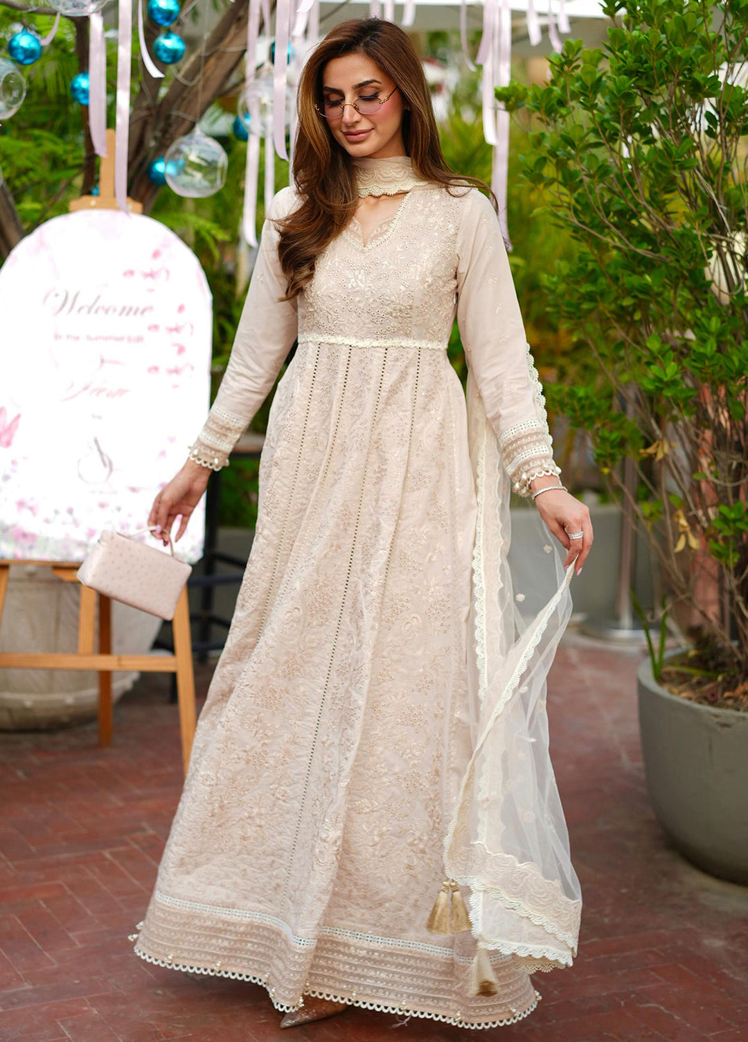 Feerie by Sundas Ahad Unstitched Embroidered Lawn 3 Piece Suit SNA26ULF Aveline ELL-08 - Eid Collection