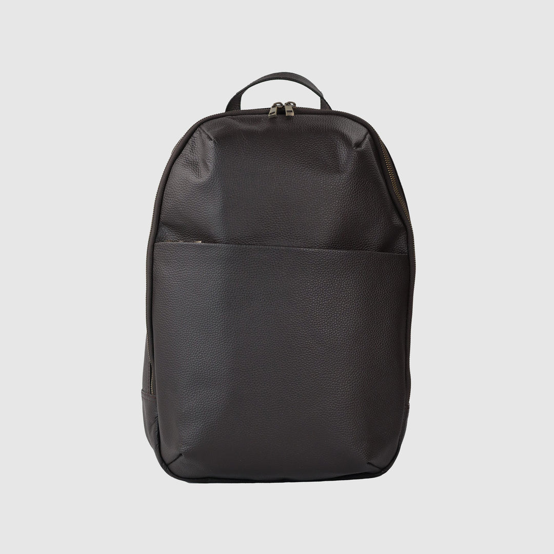 Lafanzo Unisex Leather Elite City Backpack Midnight Brown - Accessories Collection