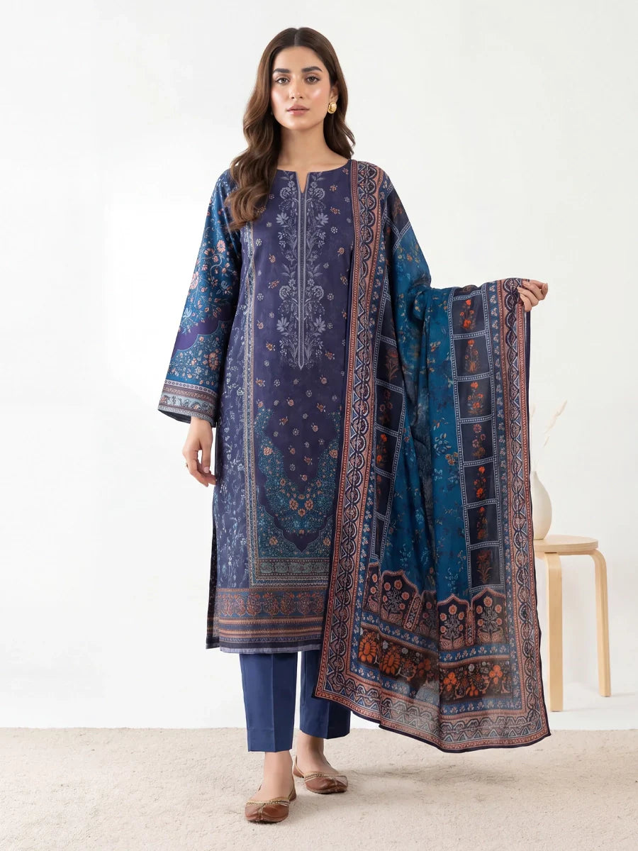 Salitex Unstitched Printed Lawn 3 Piece Suit SSW6U3P426 Summer Collection