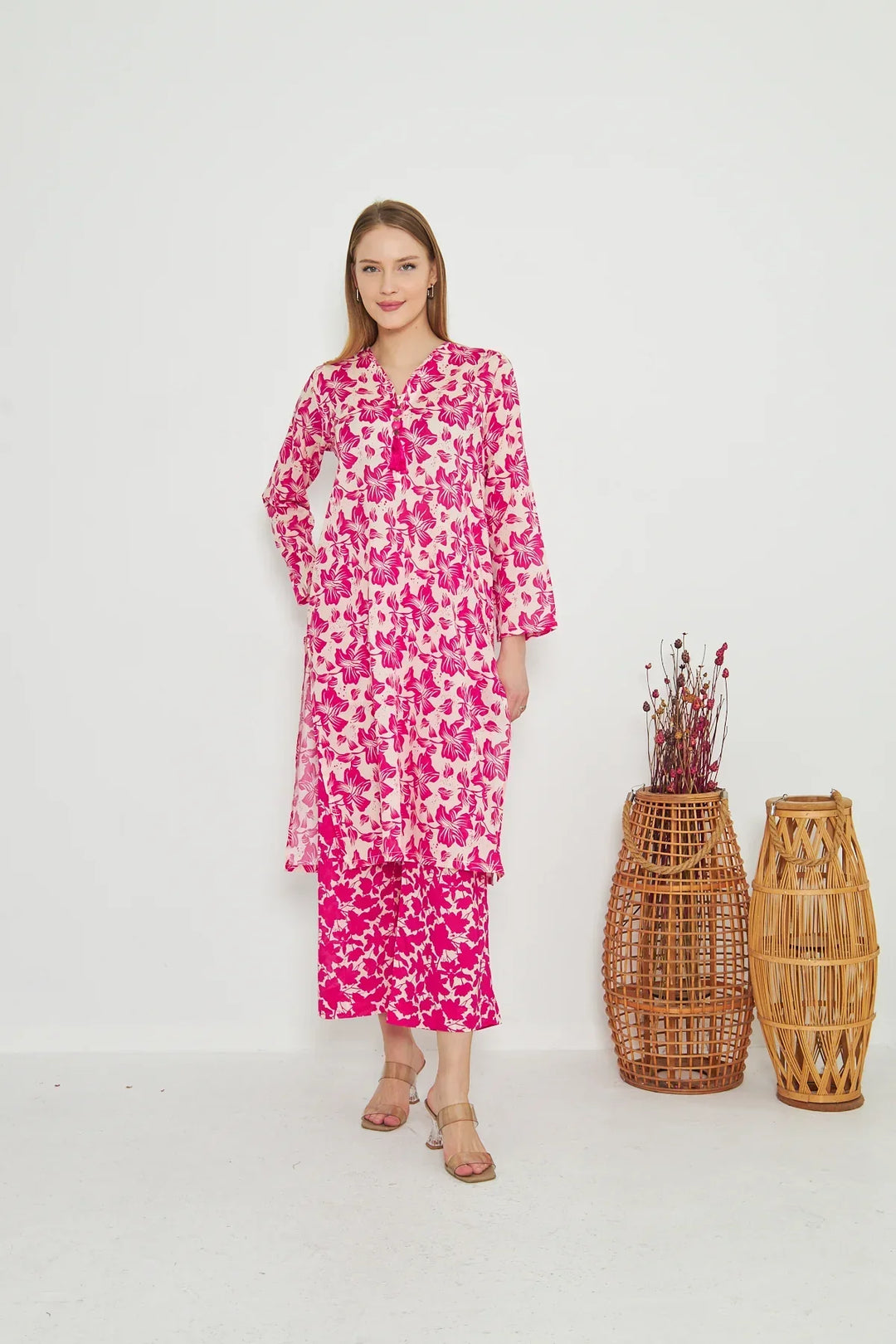 Dhaga Women Pret Printed 2 Piece Lawn Matching Separate FW24DSP0036 - Summer Collection