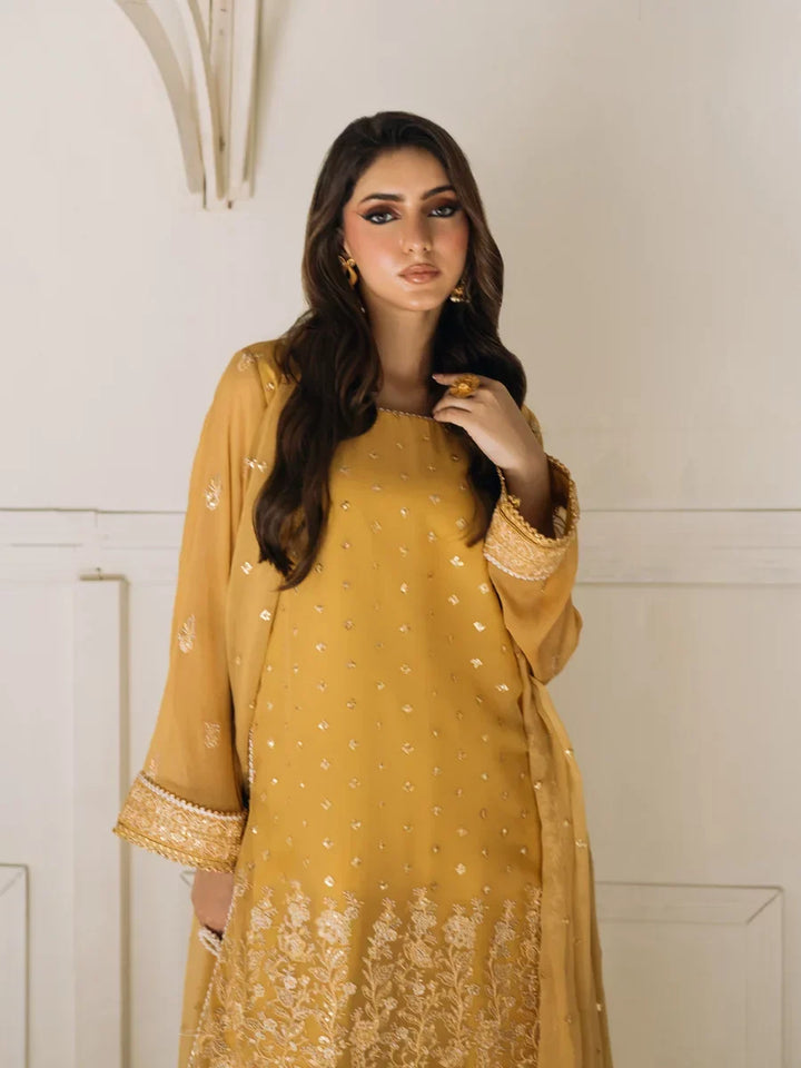 Salitex Unstitched Embroidered Chiffon 3 Piece Suit SUNS8CH518 Festive Collection