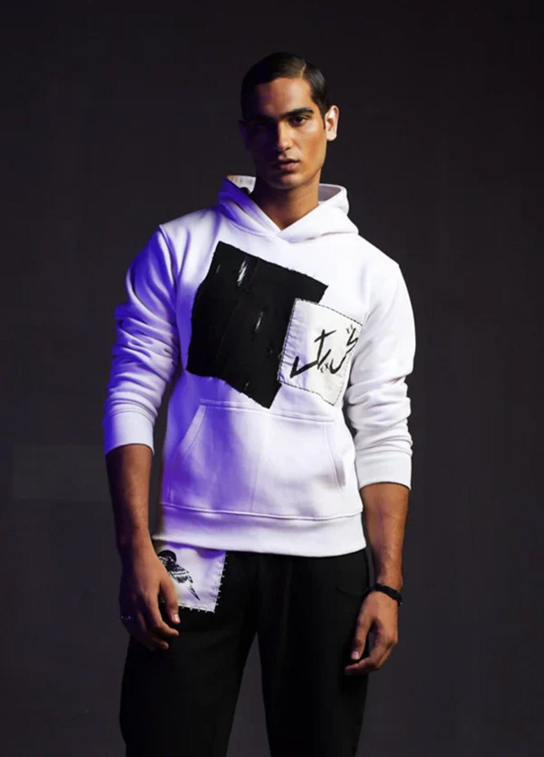 Movement Unisex H 04: Angel Hoodie White - Western Collection