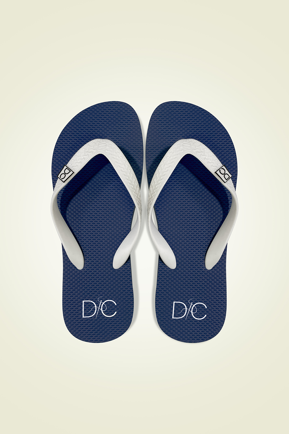 Divinely Crafted Women Flip Flops Navy Blue WFF-1225-NB - Summer Collection