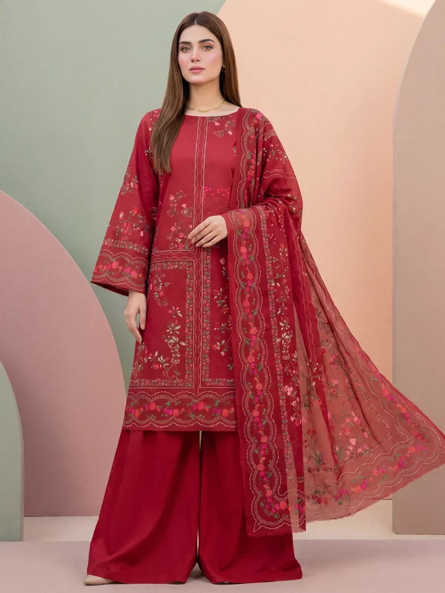 Salitex Women Unstitched Printed Lawn 3 Piece Suit SSW8U3P447 Casual Collection