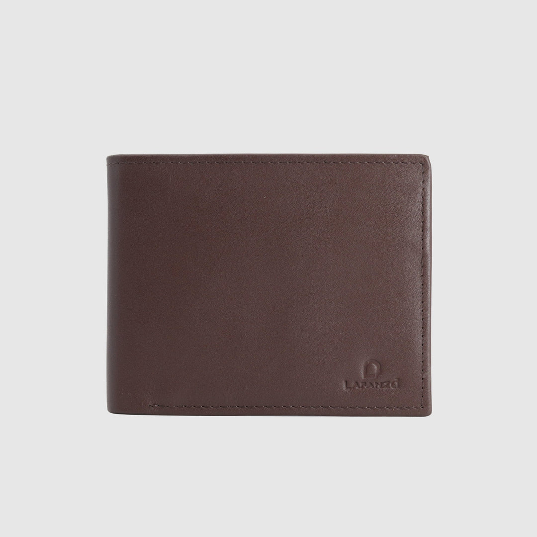 Lafanzo Unisex Classic Leather Wallet With Card Holder Brown - Accessories Collection