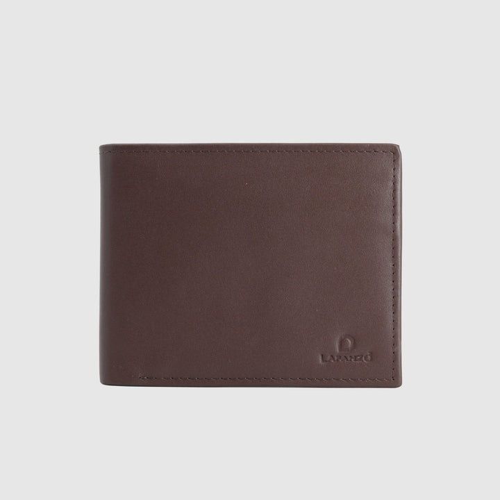 Lafanzo Unisex Classic Leather Wallet With Card Holder Brown - Accessories Collection
