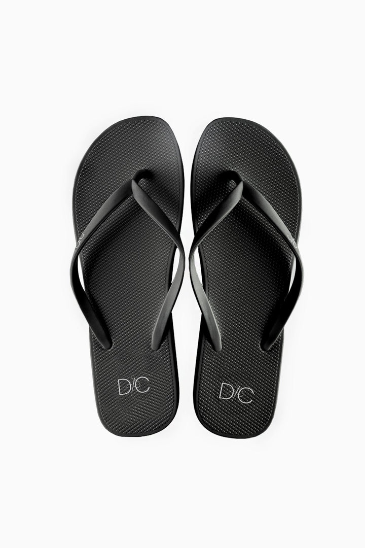 Divinely Crafted Women Flip Flops Black WR-BLK - Summer Collection