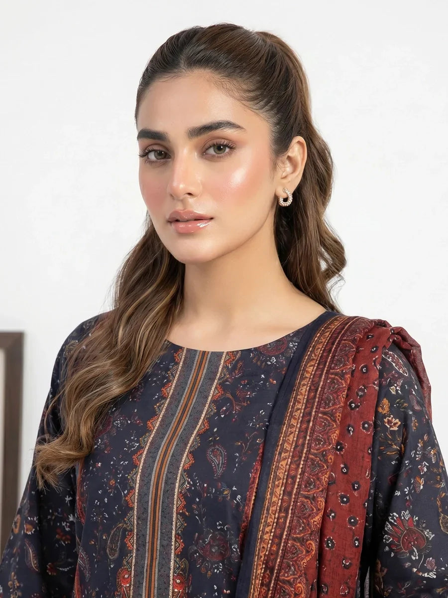 Salitex Unstitched Printed Lawn 3 Piece Suit SSW6U3P429 Summer Collection