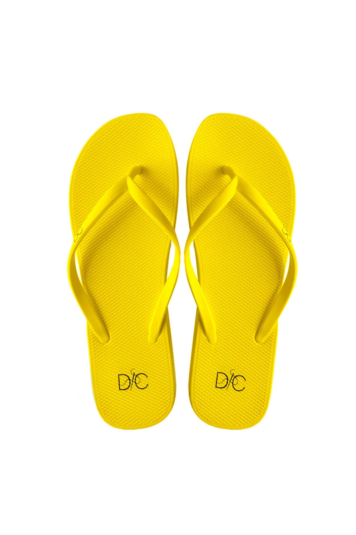 Divinely Crafted Women Flip Flops Yellow WR-YEL - Summer Collection