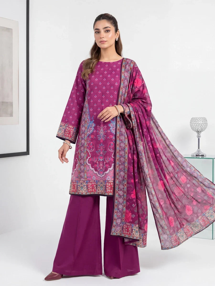 Salitex Unstitched Printed Lawn 3 Piece Suit SSW6U3P428 Summer Collection