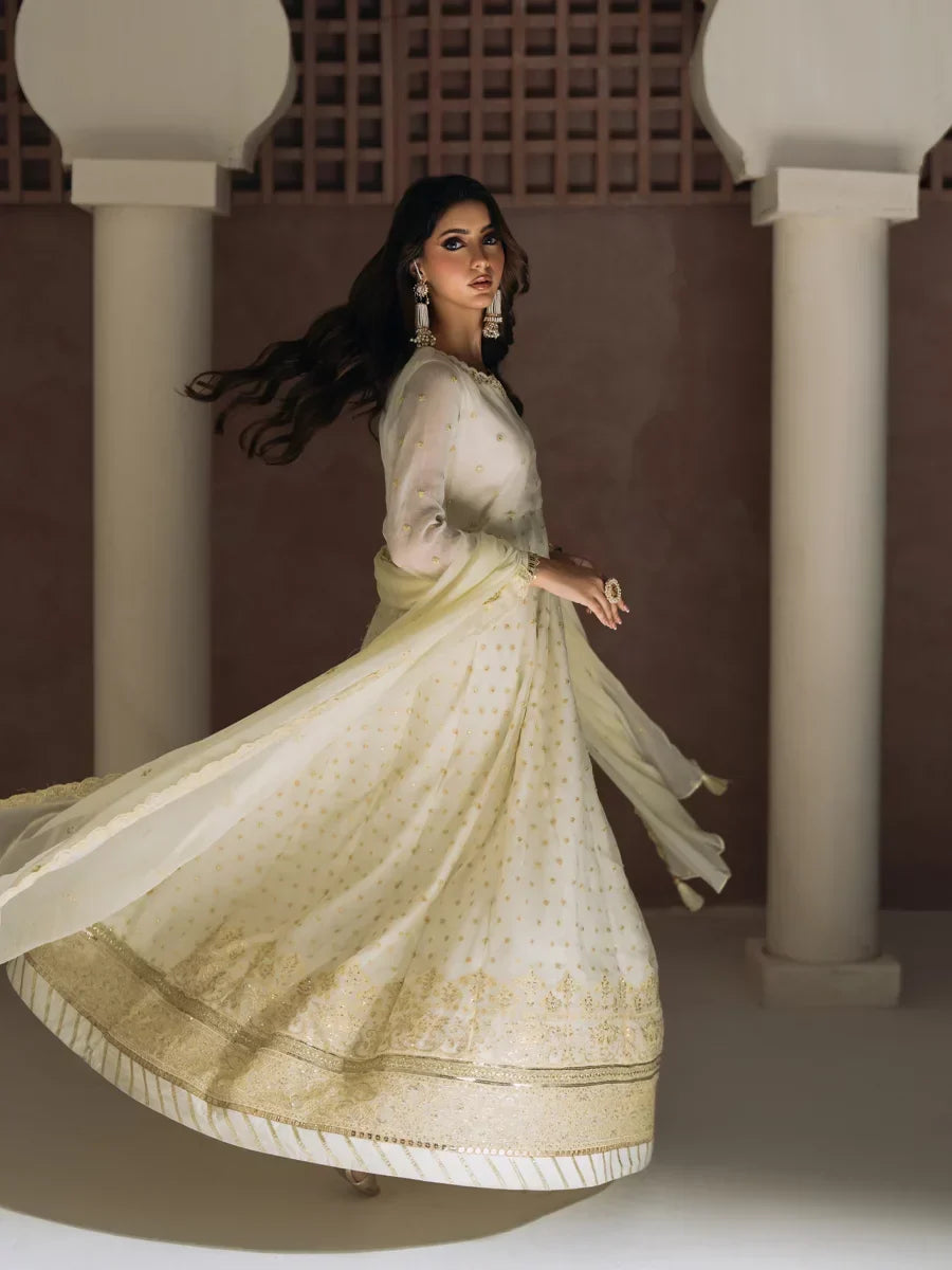 Salitex Unstitched Embroidered Chiffon 3 Piece Suit SUNS8CH504 Festive Collection