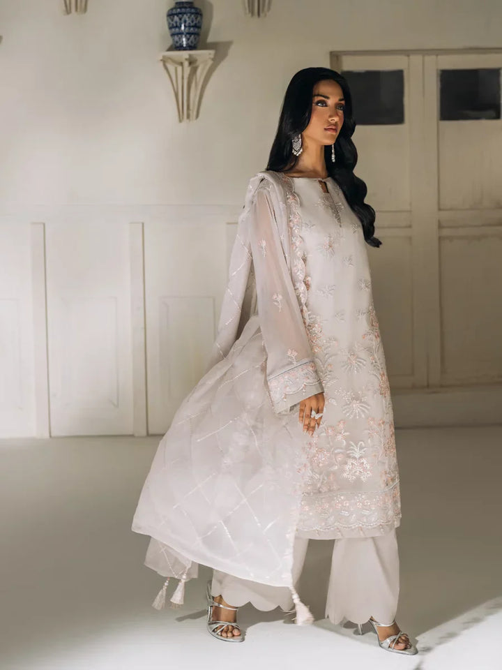 Salitex Unstitched Embroidered Chiffon 3 Piece Suit SUNS8CH519 Festive Collection