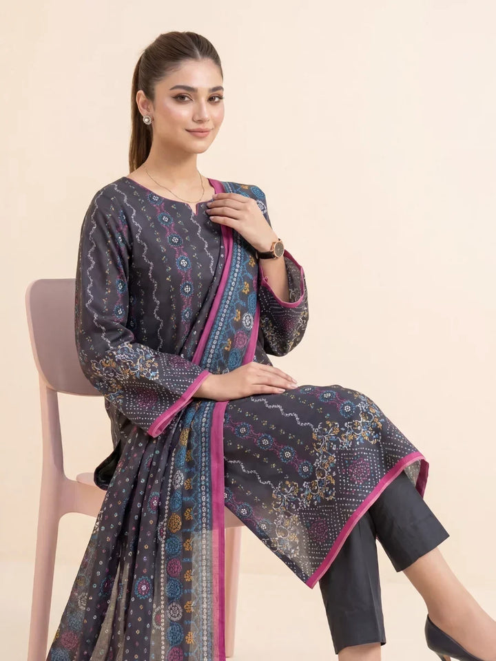 Salitex Women Unstitched Printed Lawn 3 Piece Suit SSW6U3P431 Casual Collection