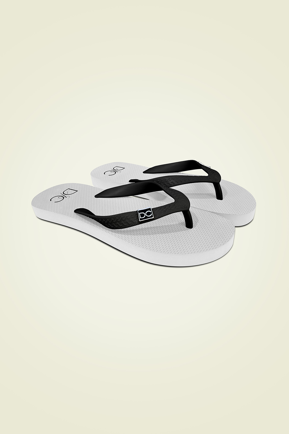 Divinely Crafted Women Flip Flops White WFF-1225-WHT - Summer Collection