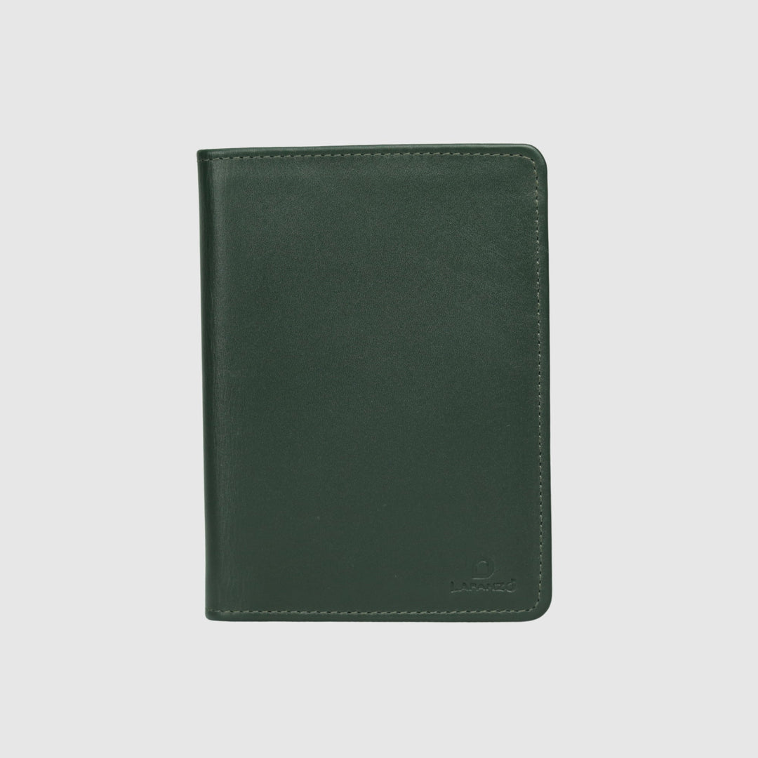 Lafanzo Unisex Leather Glenmore Passport Wallet Green - Accessories Collection