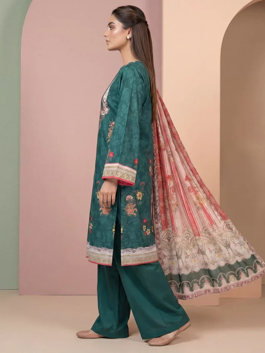 Salitex Women Unstitched Printed Lawn 3 Piece Suit SSW8U3P443 Casual Collection