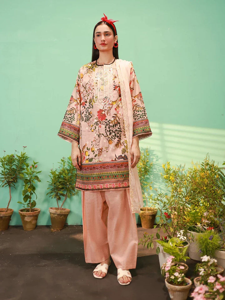 Salitex Women Embroidered Lawn 3 Piece Suit SUNS24AIZ016 - Summer Collection