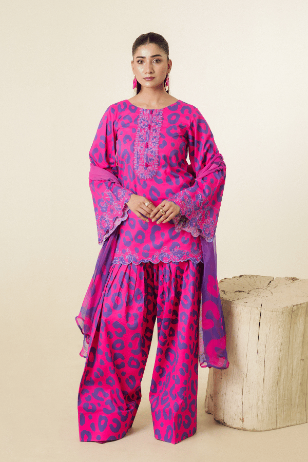 Zara e Jahan by Huma Gul RTW Printed Lawn 3 Piece Suit HG-901 Eid Collection