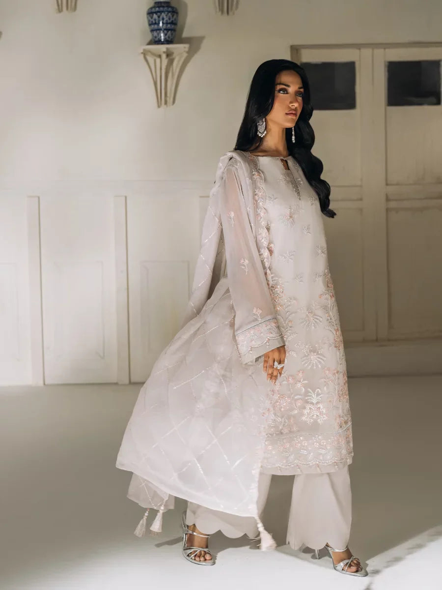 Salitex Unstitched Embroidered Chiffon 3 Piece Suit SUNS8CH519 Festive Collection