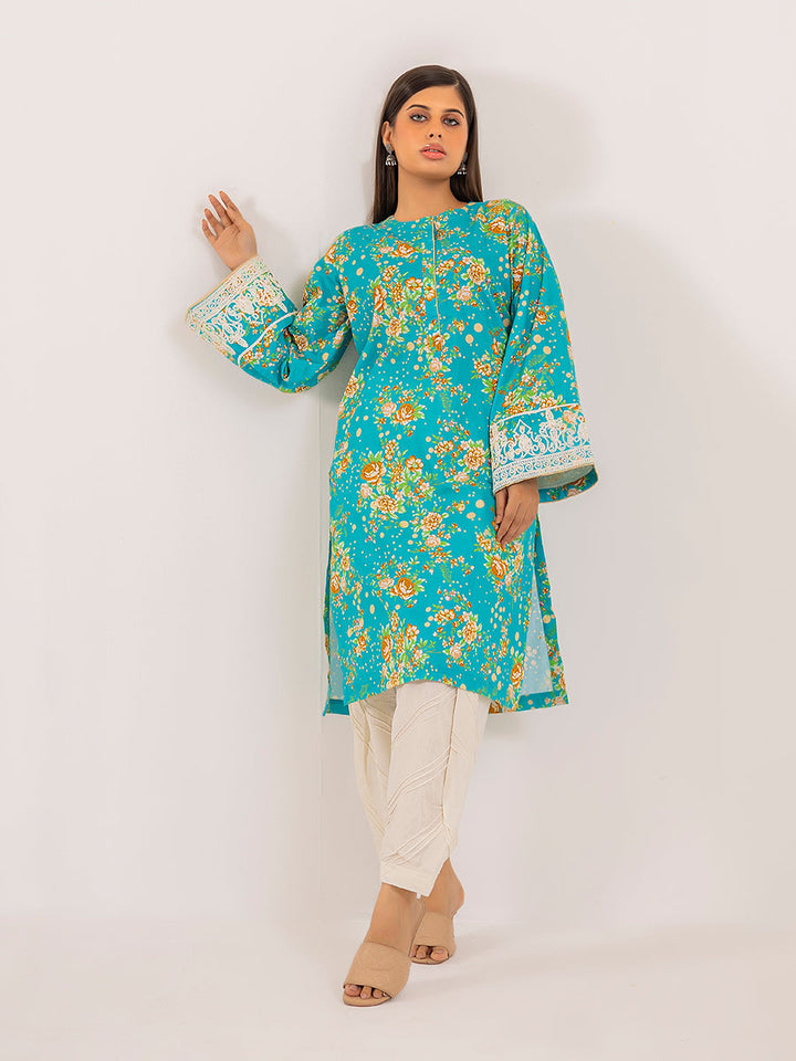 Salitex Women Printed Cambric 1 Piece Shirt WRTKBA24AL89 - Winter Collection