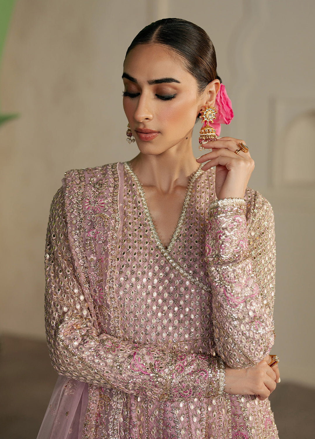 Pehli Nazar by Ayzel Embroidered Suits Unstitched 3 Piece AAFPZ25 D-10 Savera - Formals Collection