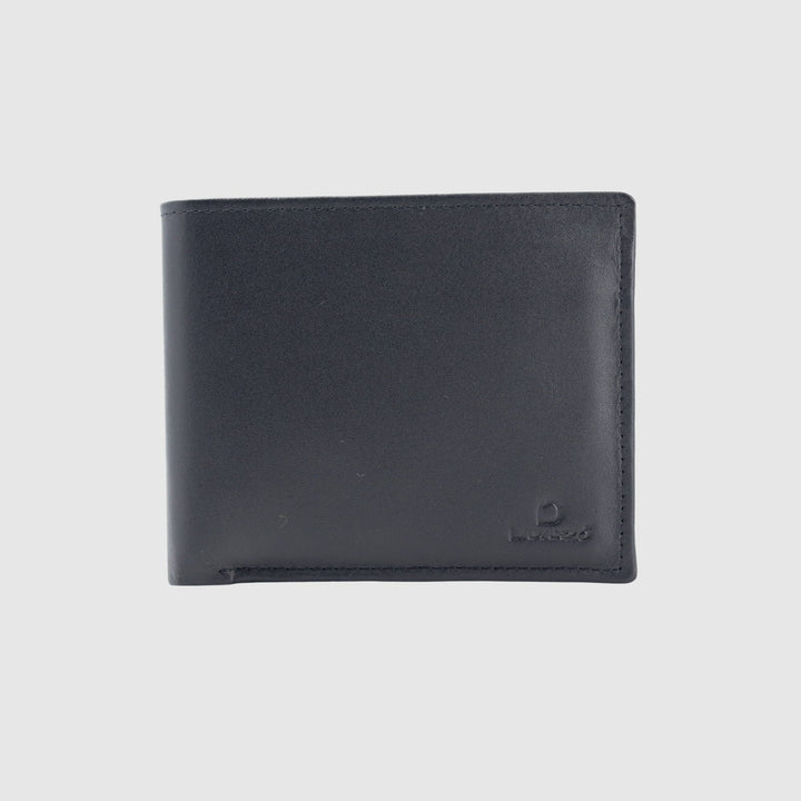 Lafanzo Unisex Classic Leather Wallet With Card Holder Black - Accessories Collection